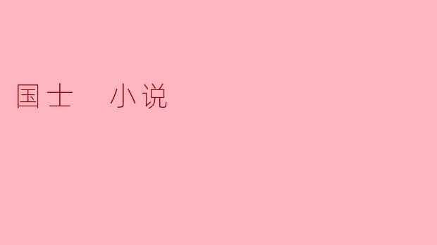 国士 小说